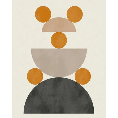 Mid Century Mod I Artwork d Canvas Floating - LOOMLAN - LOOMLAN - Canvas Art