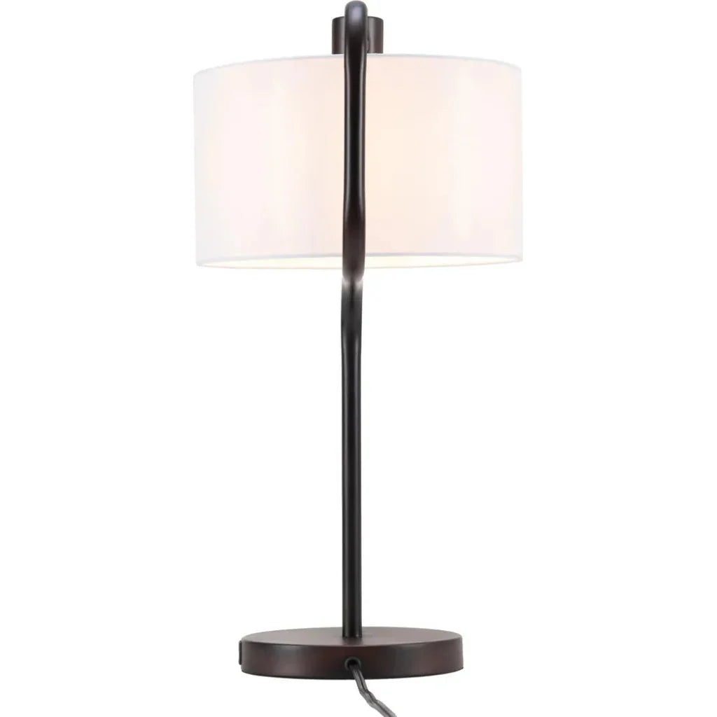 Middlemist Table Lamp White - LOOMLAN - Zuo Modern - Table Lamps