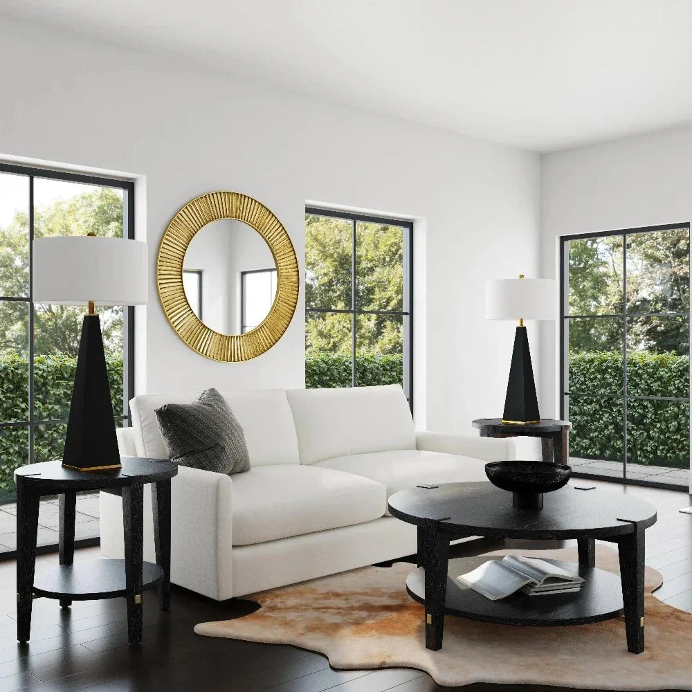 Midtown MDF Gold Wall Mirror - LOOMLAN - Bassett Mirror - Wall Mirrors
