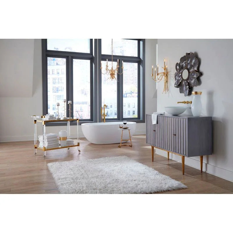 Mignon Iron Made Golden Wall Sconce - LOOMLAN - Wildwood - Wall Sconces