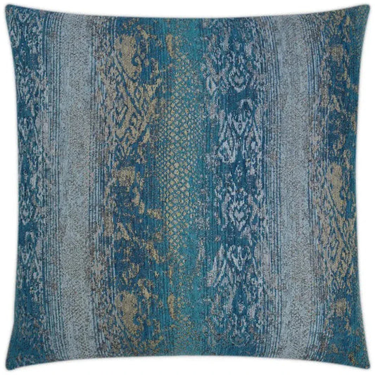 Mikadoon Peacock Blue Throw Pillow Insert - LOOMLAN - D.V. Kap - Throw Pillows