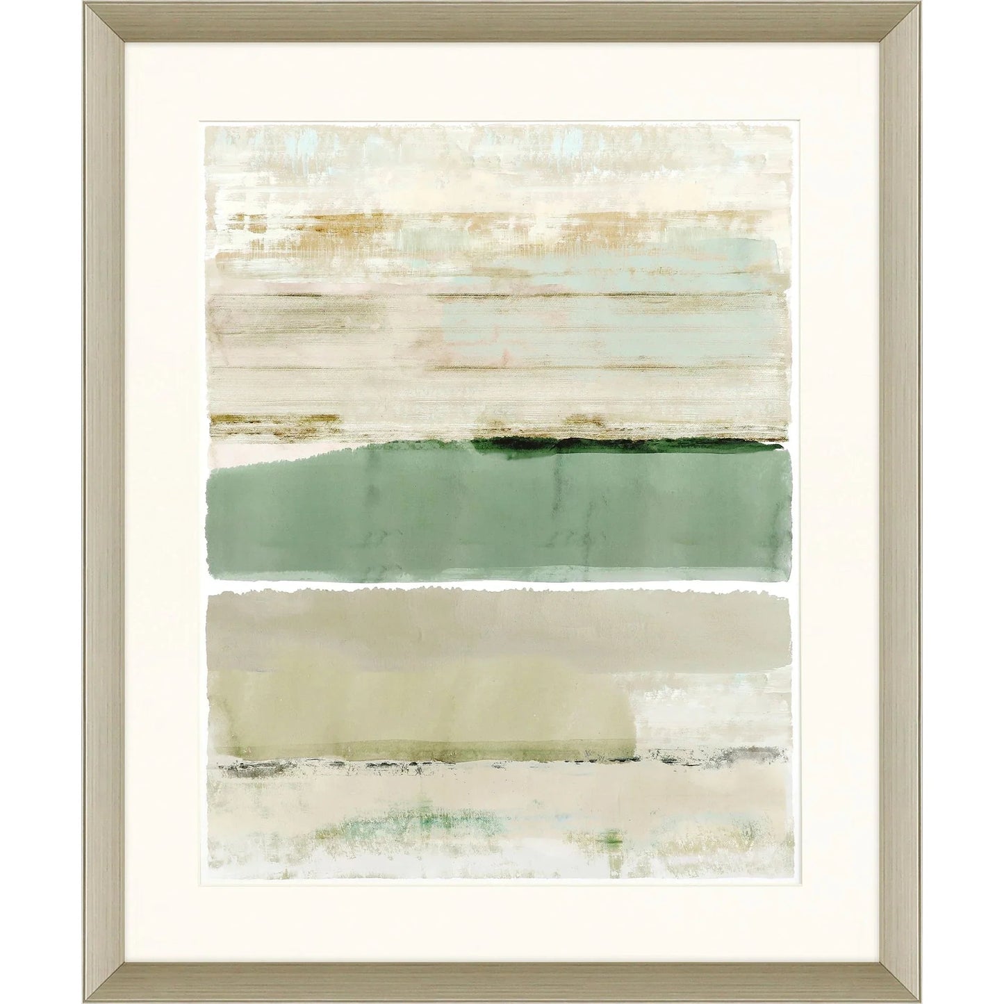 Miles Away Green Canvas Art