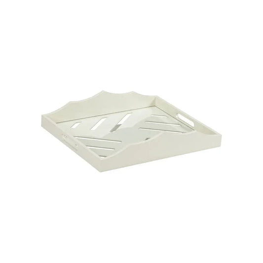 Miles River Wooden Cream Tray - LOOMLAN - Chelsea House - Trays