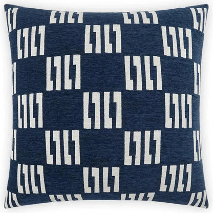 D.V. Kap Milo Navy Blue Throw Pillow With Insert