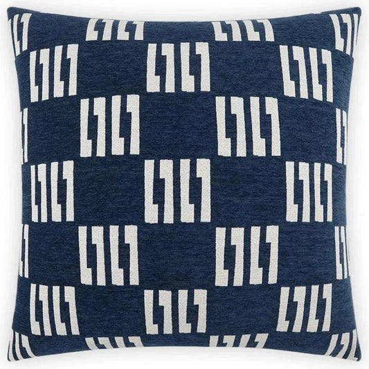 Milo Navy Blue Throw Pillow With Insert - LOOMLAN - D.V. Kap - Throw Pillows