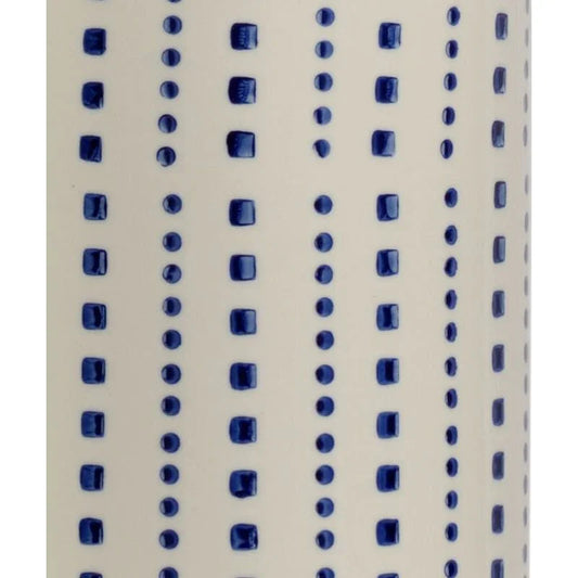 Milton Hand - Painted Ceramic Blue Pattern Table Lamp - LOOMLAN - Chelsea House - Table Lamps