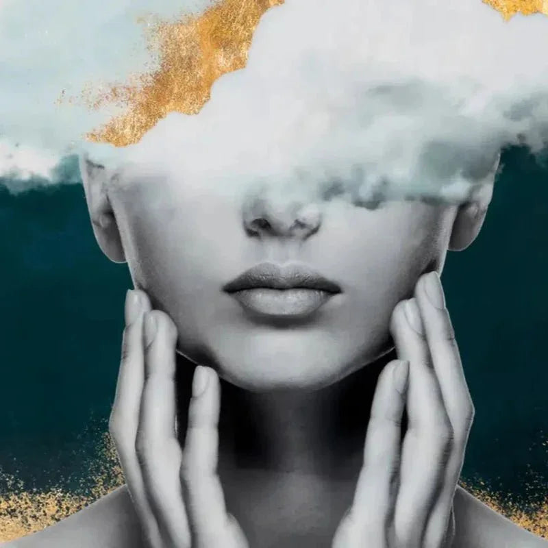 Mind Over Matter Black Framed Wall Art-Framed Wall Art-SUNPAN-LOOMLAN