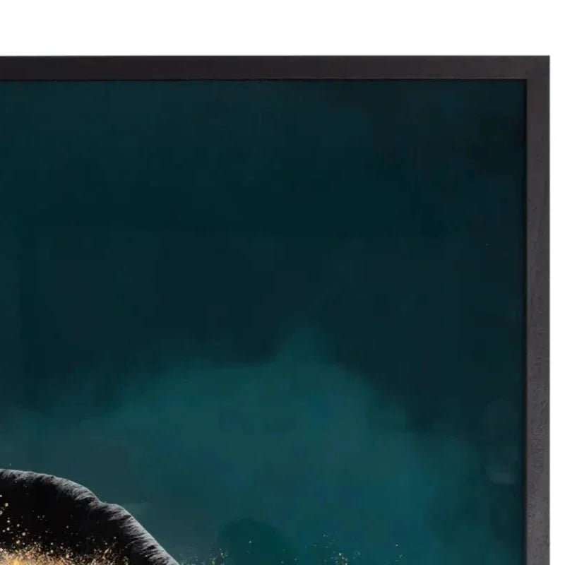 Mind Over Matter Black Framed Wall Art-Framed Wall Art-SUNPAN-LOOMLAN