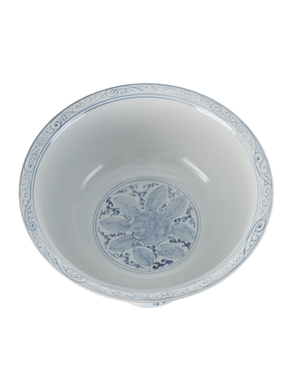 Ming Offering Porcelain Pedestal Bowl