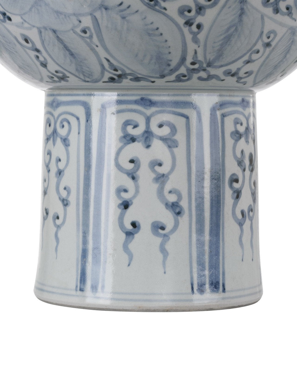 Ming Offering Porcelain Pedestal Bowl