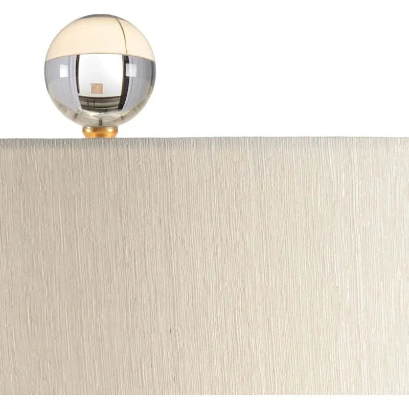 Ming White Glazed Ceramic Table Lamp - LOOMLAN - Wildwood - Table Lamps