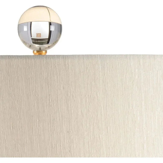 Ming White Glazed Ceramic Table Lamp - LOOMLAN - Wildwood - Table Lamps