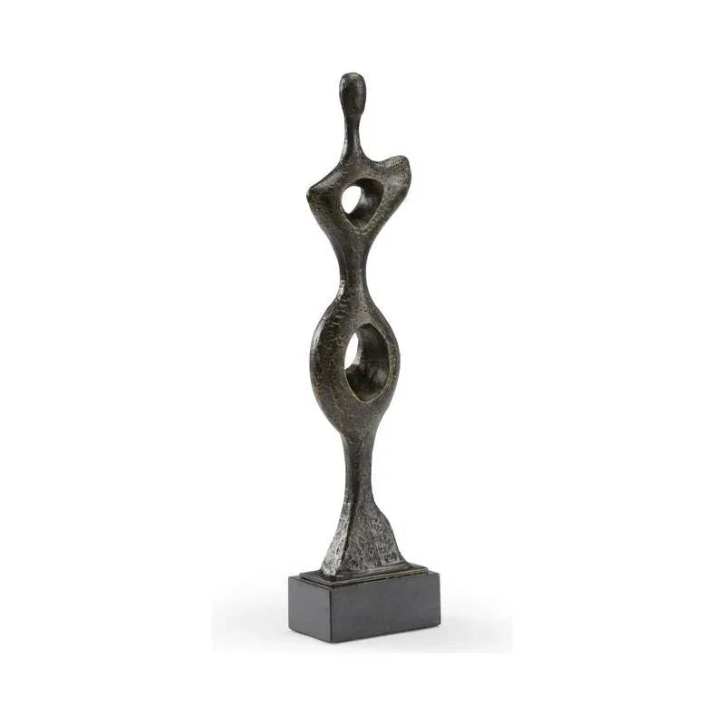 Miro Object Black Base Decorative Sculpture - LOOMLAN - Wildwood - Statues & Sculptures