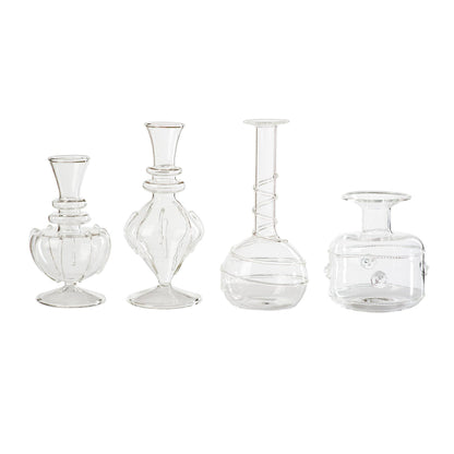 Miss Daisy Clear Glass Bud Vases Set (8PC)