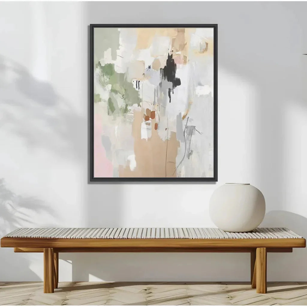 Mix Plate I Artwork d Canvas With Floating - LOOMLAN - LOOMLAN - Canvas Art