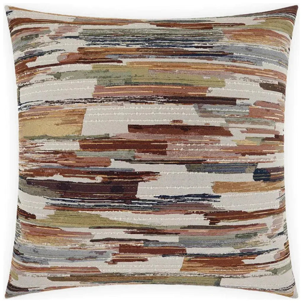 Mixed Media Harvest Brown Throw Pillow Insert - LOOMLAN - D.V. Kap - Throw Pillows