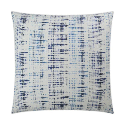 Mizu Handmade Outdoor Pillow-Outdoor Pillows-D.V. Kap-Indigo-LOOMLAN
