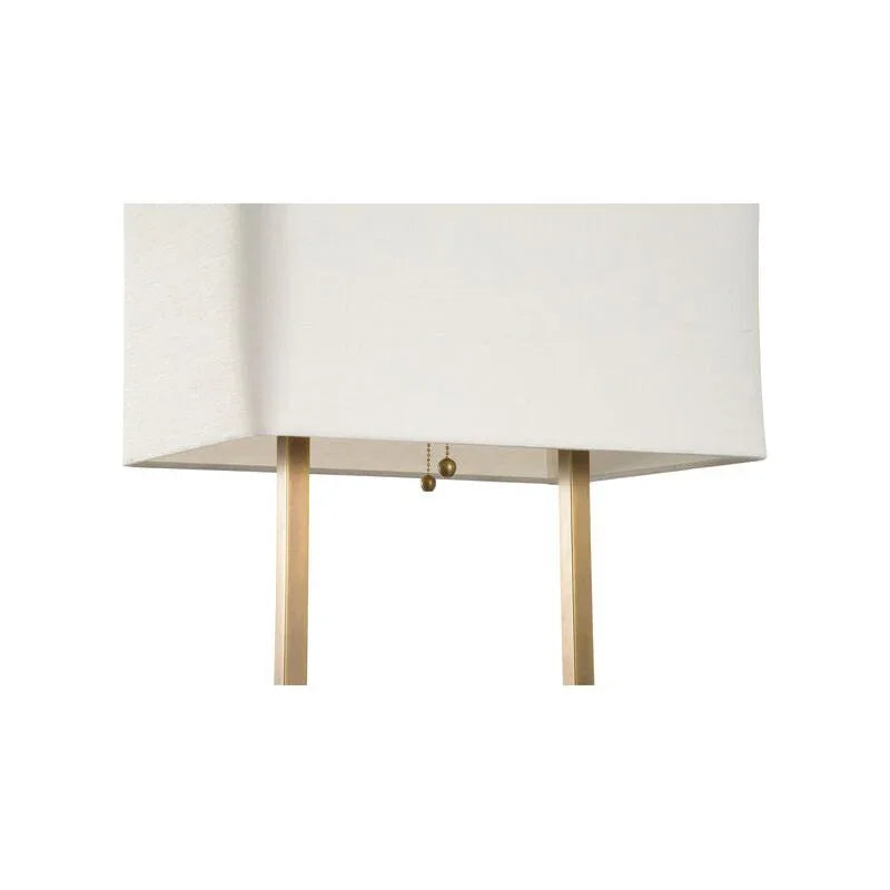 Modern Brass Finish Table Lamp - LOOMLAN - Wildwood - Table Lamps