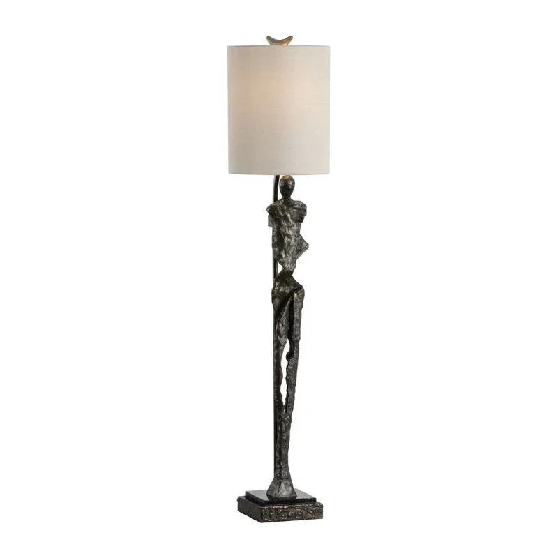 Modern Bronze Marble Base Table Lamp - LOOMLAN - Wildwood - Table Lamps