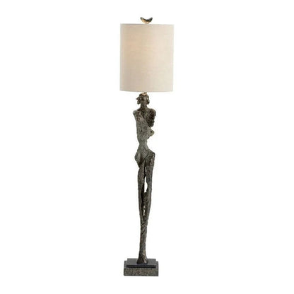Modern Bronze Marble Base Table Lamp - LOOMLAN - Wildwood - Table Lamps