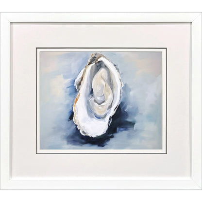 Mollusk Blue Glass Front Canvas Art
