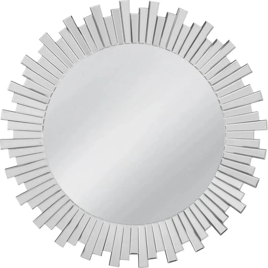 Monigold Wood Smoke Grey Wall Mirror - LOOMLAN - Bassett Mirror - Wall Mirrors