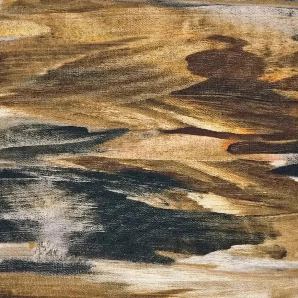 Montreux Abstract Brown Large Throw Pillow Insert - LOOMLAN - D.V. Kap - Throw Pillows