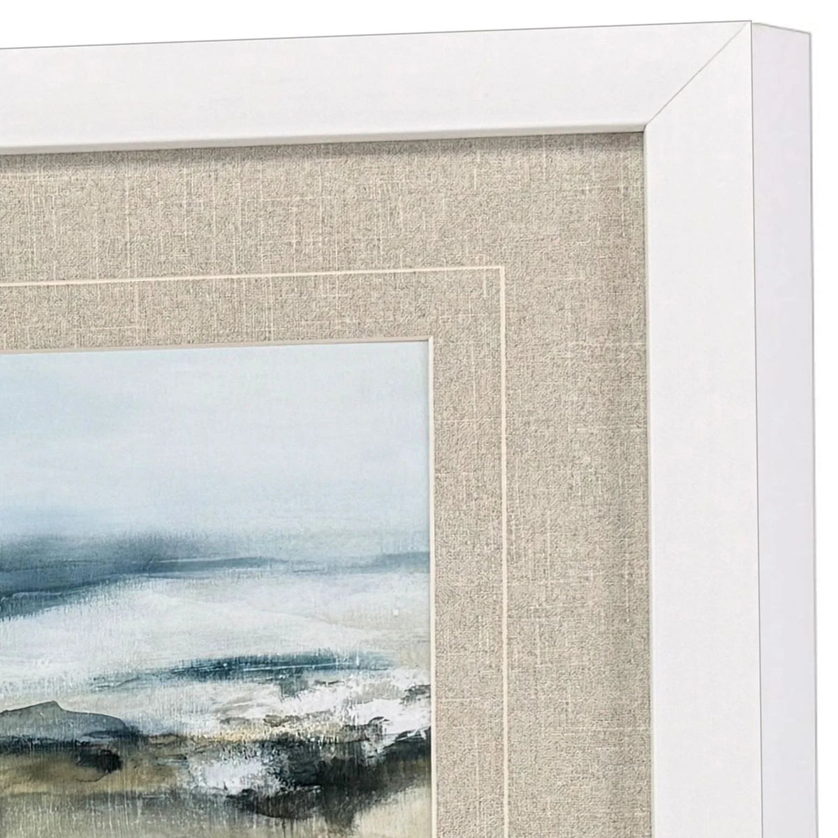 Moody Seas Blue Framed Wall Art -- view 4