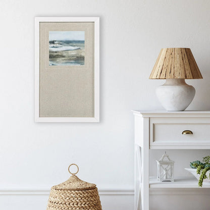 Moody Seas Blue Framed Wall Art -- view 6