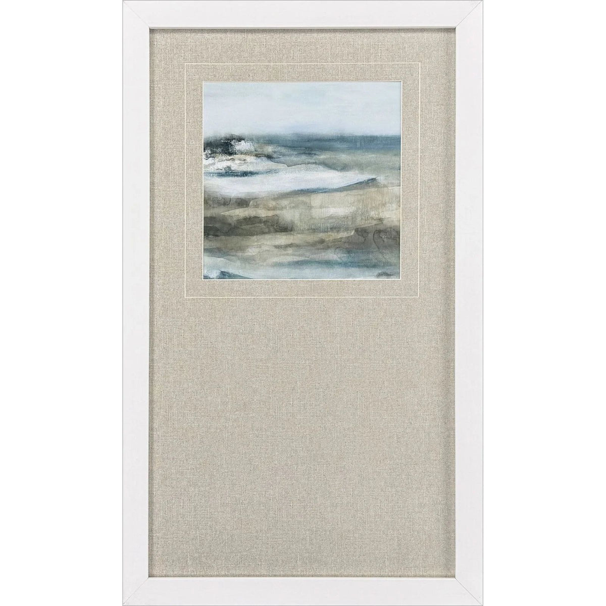 Moody Seas Blue Framed Wall Art -- view 5