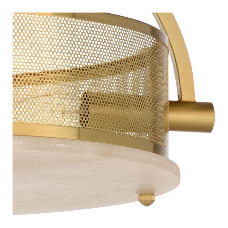 Moon Metal Made Ceiling Light-Flush Mounts-Wildwood-Brass-LOOMLAN
