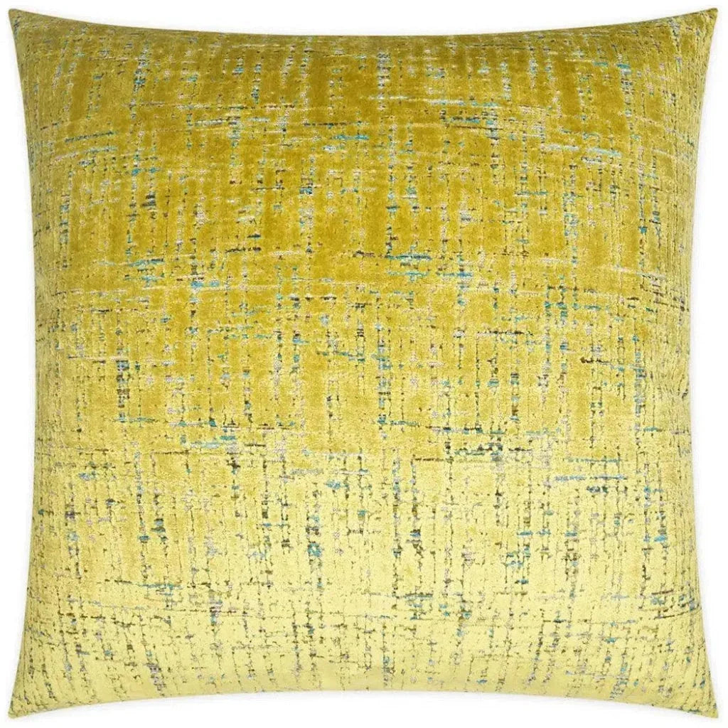 Moonstruck Sulfur Abstract Large Throw Pillow Insert - LOOMLAN - D.V. Kap - Throw Pillows