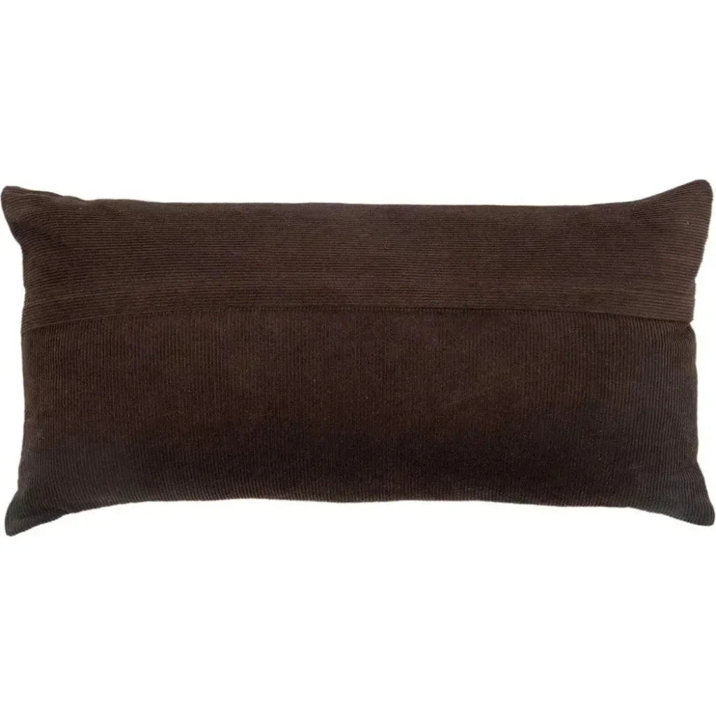 Mora Modern Lumbar Pillow With Down Insert - LOOMLAN - LOOMLAN - Throw Pillows