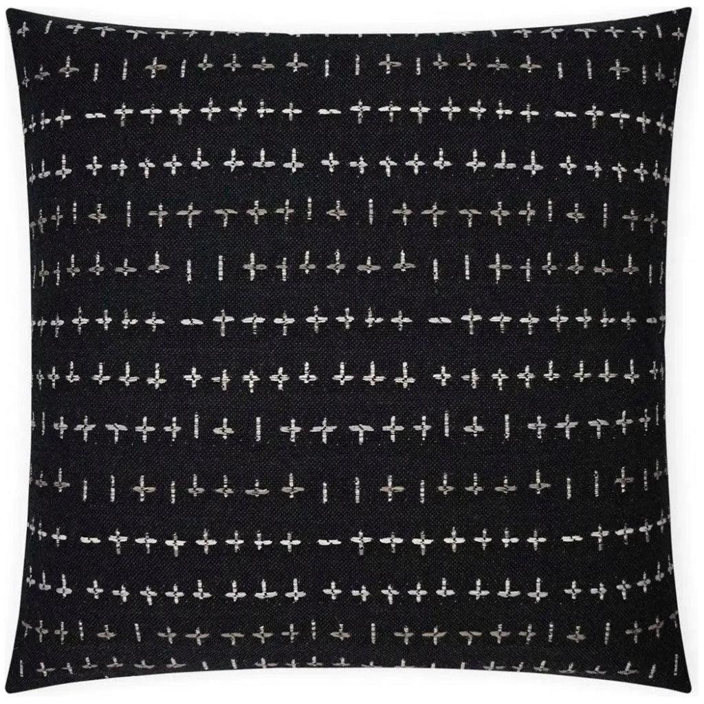 Morales Black Global Black Large Throw Pillow Insert - LOOMLAN - D.V. Kap - Throw Pillows