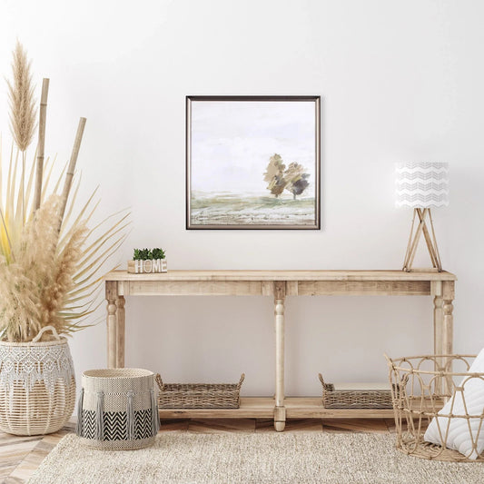 Morning Crisp I Green Canvas Art