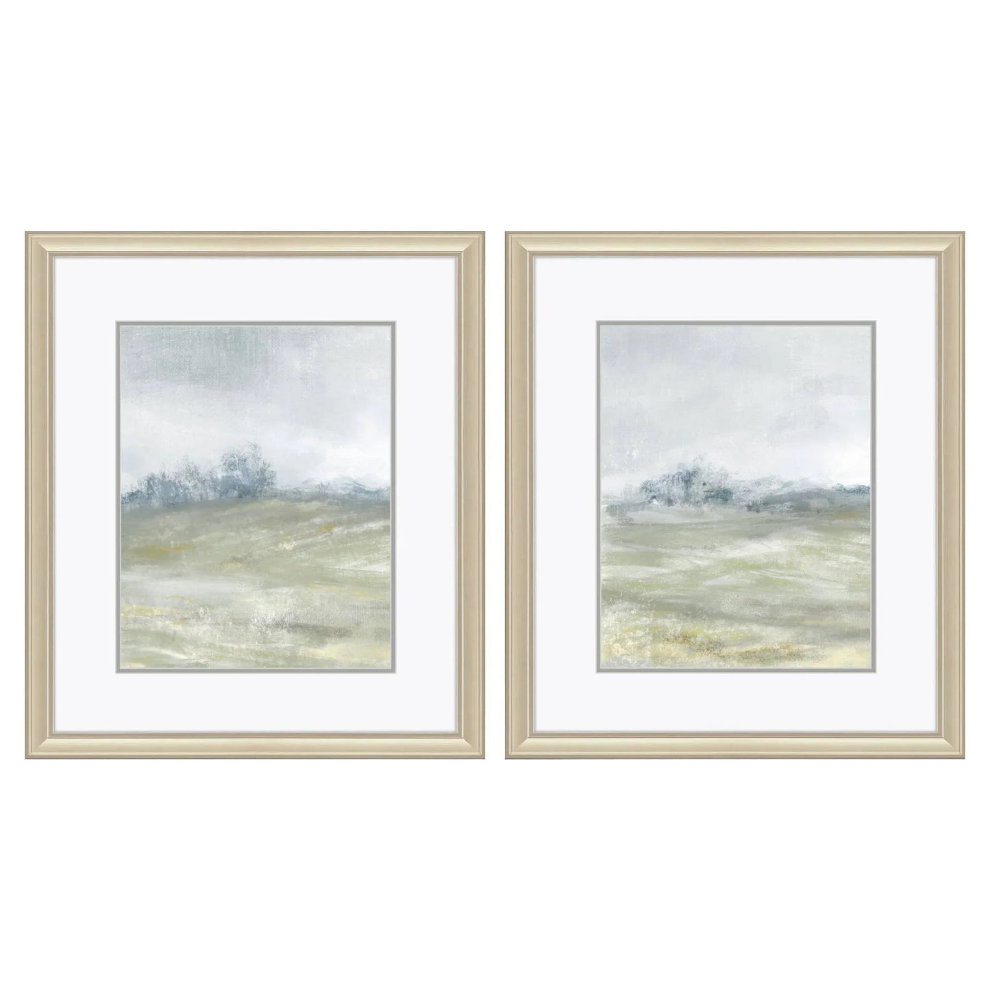 Morning Glass Front Mist Canvas Art 2PC