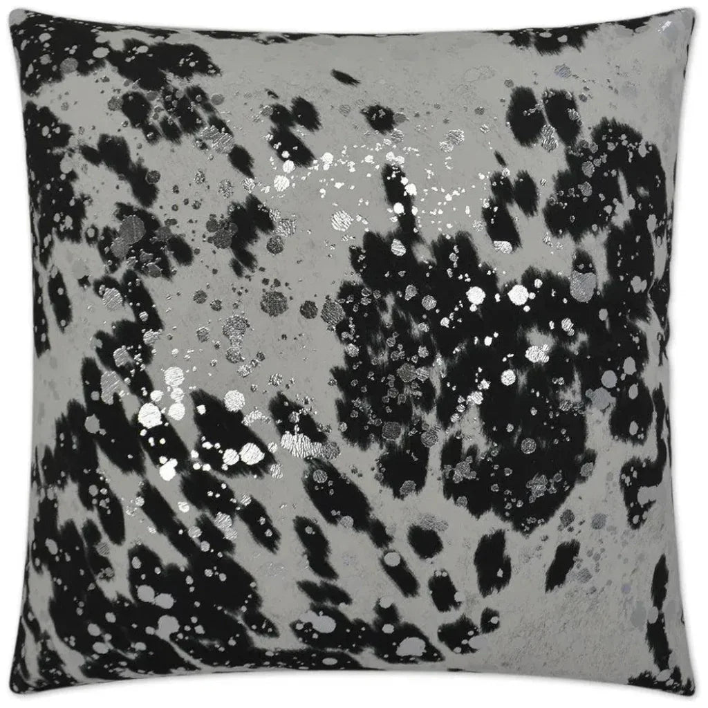 Mottley Moo Domino Black Throw Pillow Insert - LOOMLAN - D.V. Kap - Throw Pillows