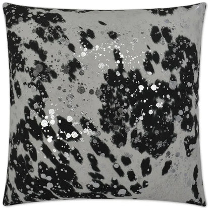 Mottley Moo Domino Black Throw Pillow Insert - LOOMLAN - D.V. Kap - Throw Pillows