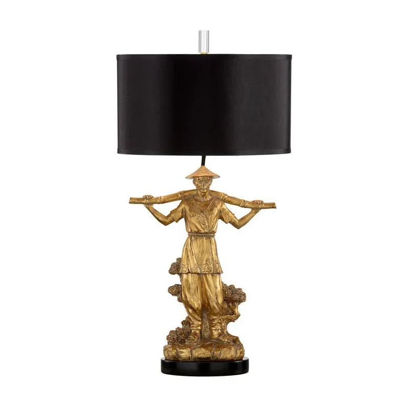 Mr. Wynn Marble Base Table Lamp - LOOMLAN - Wildwood - Table Lamps