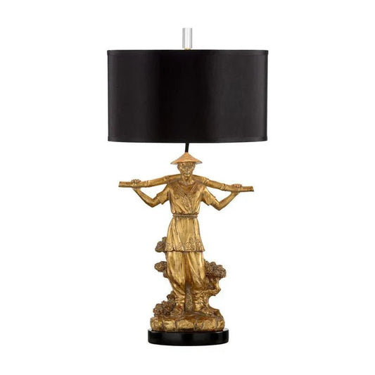 Mr. Wynn Marble Base Table Lamp - LOOMLAN - Wildwood - Table Lamps