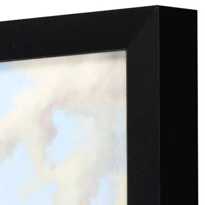 Mulligan Hand Applied Black Frame Canvas Art