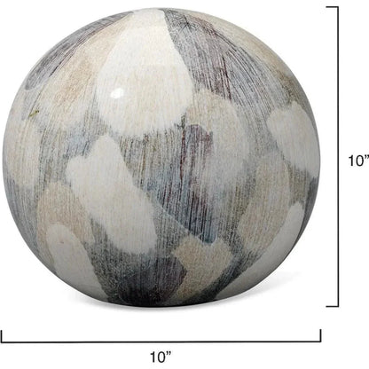 Multicolor Sphere Ceramic Decorative Object