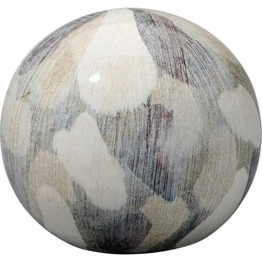 Multicolor Sphere Ceramic Decorative Object