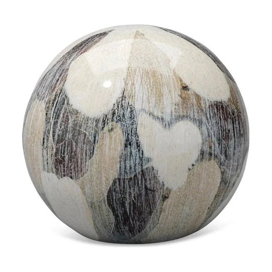 Multicolor Sphere Ceramic Decorative Object