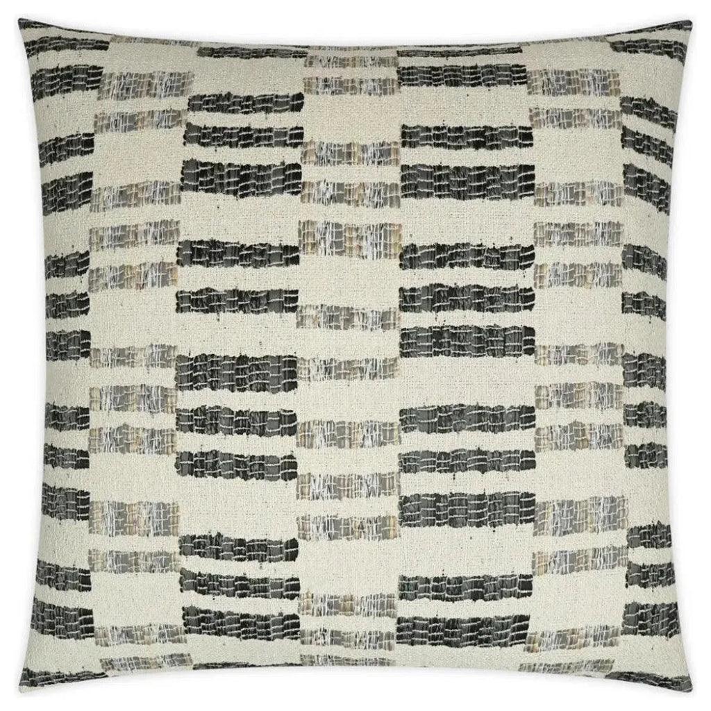 Mundo Western Chic Grey Large Throw Pillow Insert - LOOMLAN - D.V. Kap - Throw Pillows