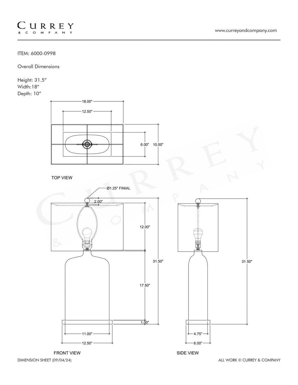 Musing White Composite And Wood Table Lamp