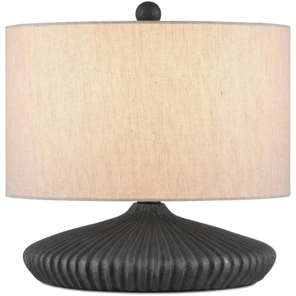 Mythmaker Terracotta & Iron Black Table Lamp - LOOMLAN - Currey & Co - Table Lamps