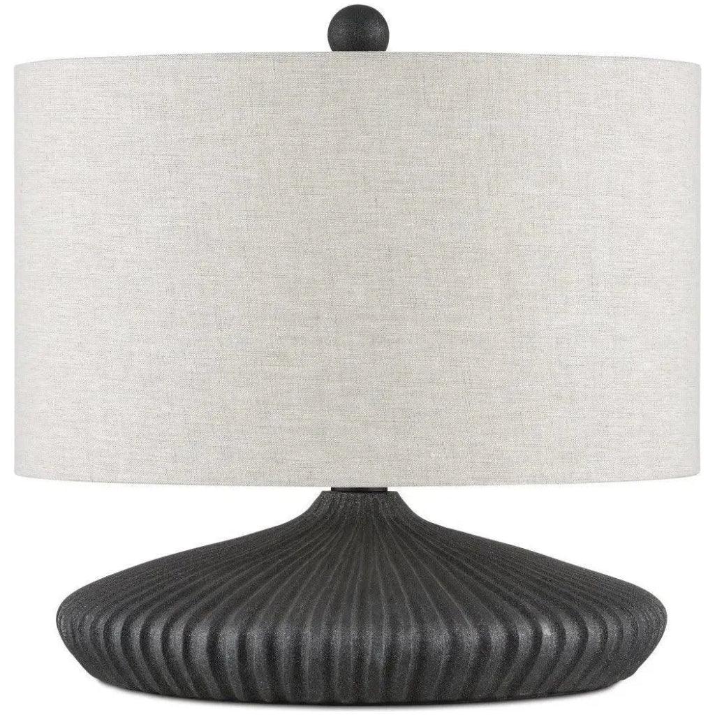 Mythmaker Terracotta & Iron Black Table Lamp - LOOMLAN - Currey & Co - Table Lamps
