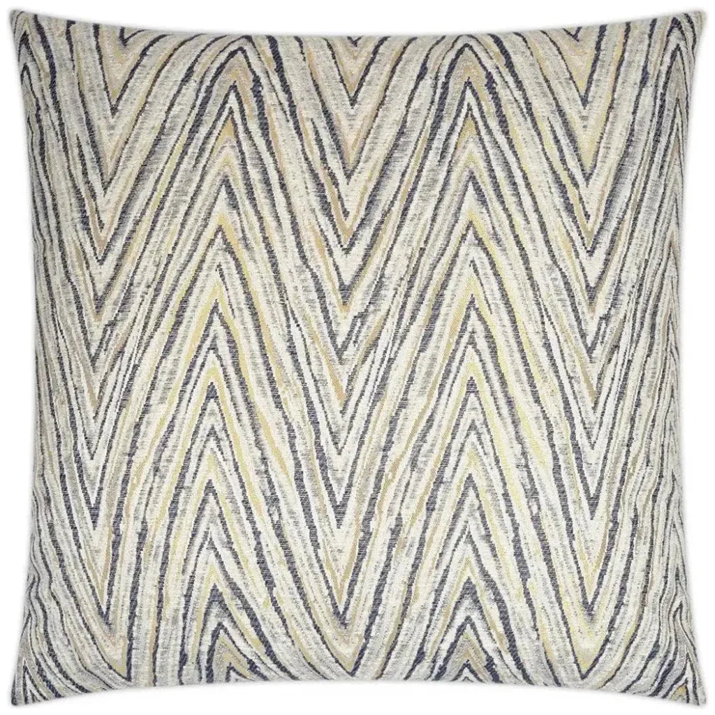 Nanga Glam Chevron Gold Large Throw Pillow Insert - LOOMLAN - D.V. Kap - Throw Pillows