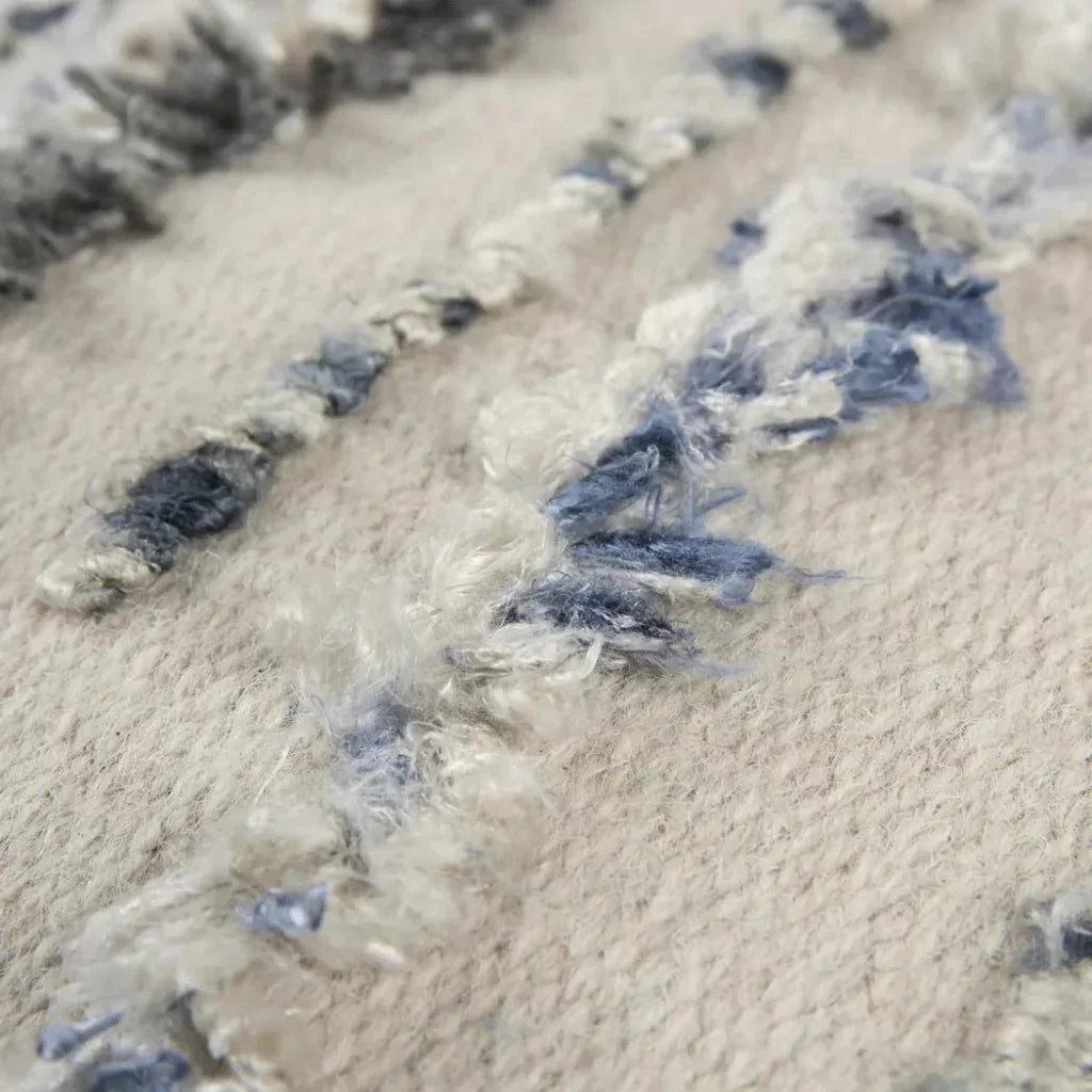 LOOMLAN Natural Cola Textured Throw Pillow Down Insert